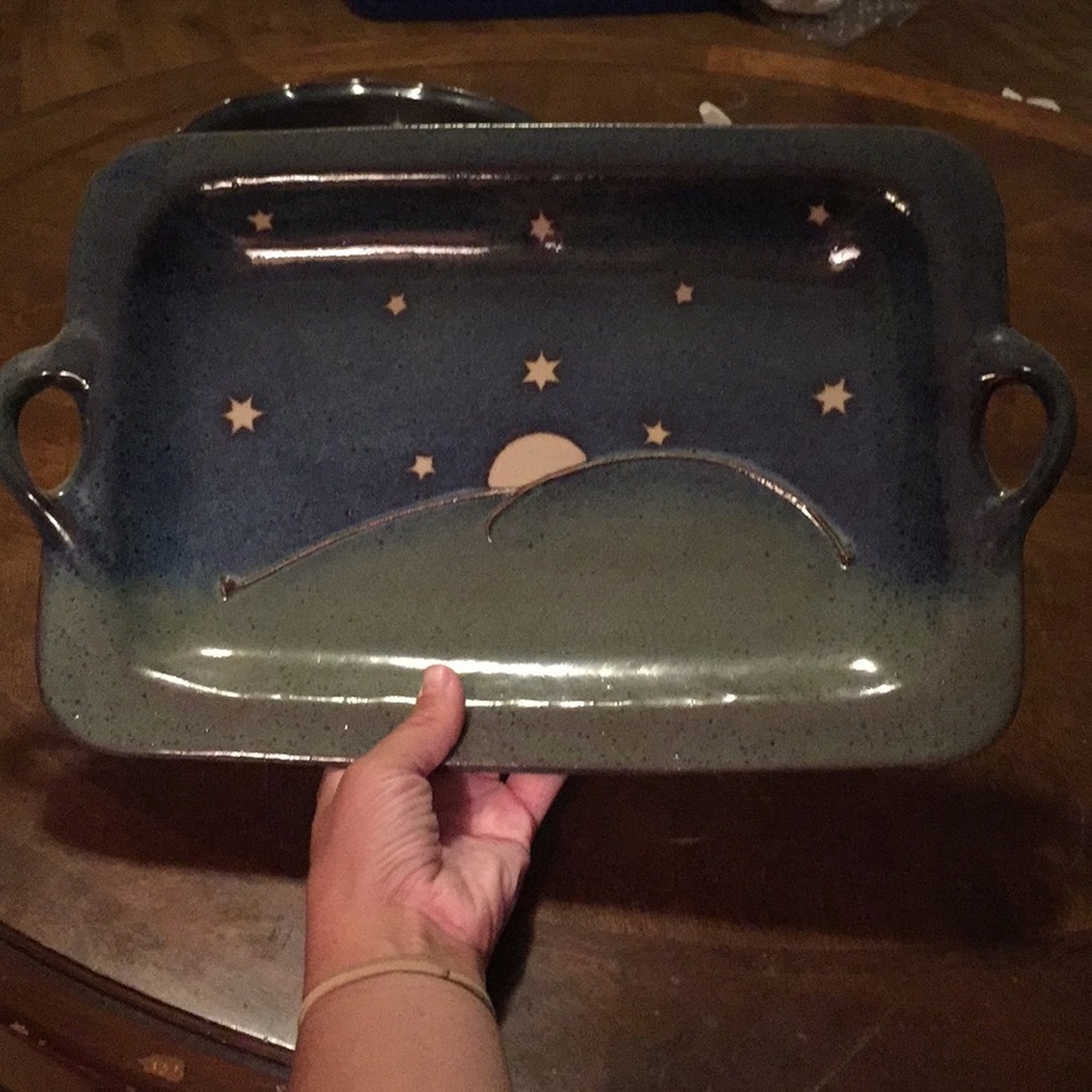 Handmade Plate, Never Used. Set Option Available